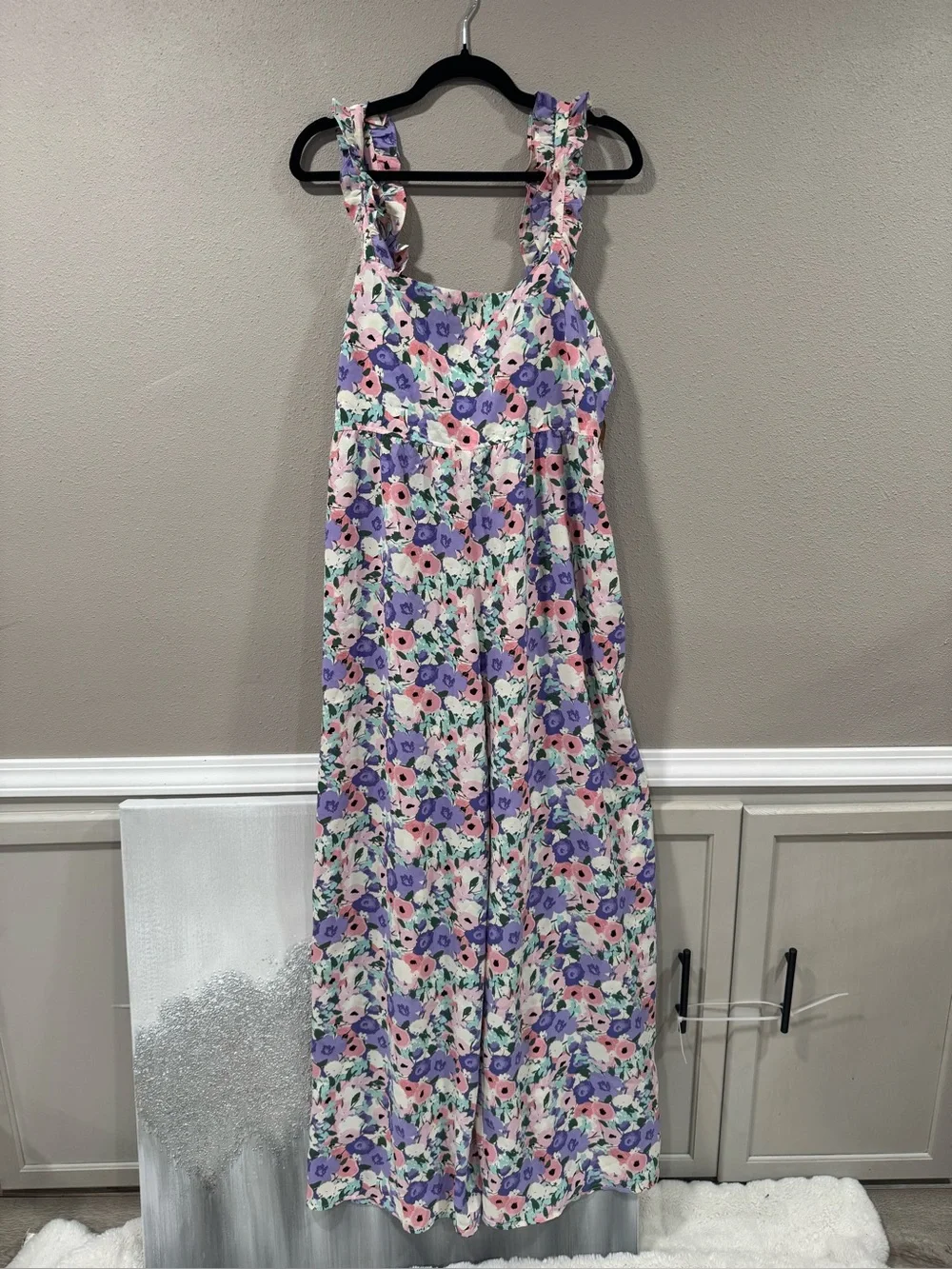 NWT Kori Plus Floral Wide Leg Jumpsuit - Picture 2 of 8